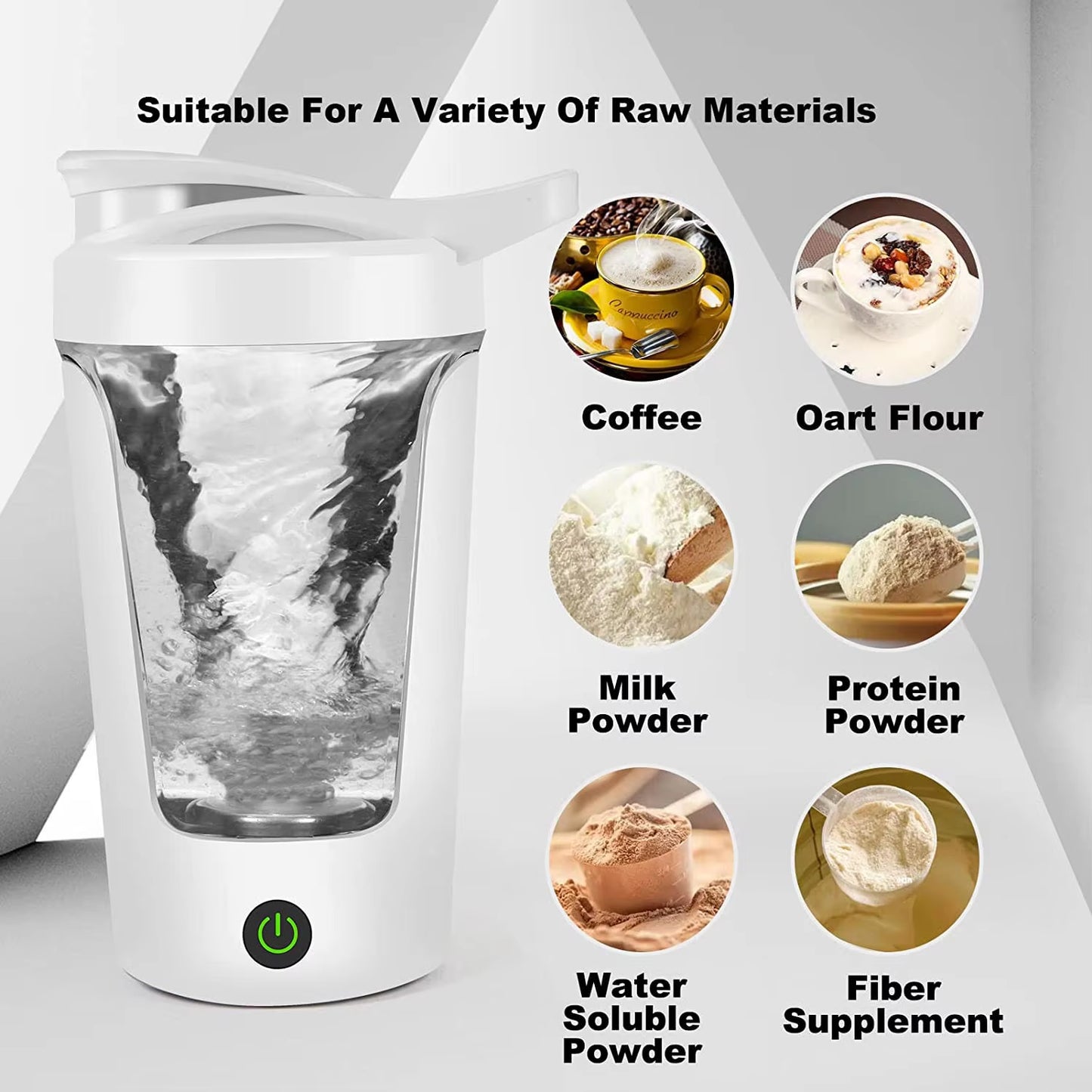 450ML Portable Protein Shaker Bottle - Perfect for Fitness, Bodybuilding & Nutrition Mixing!