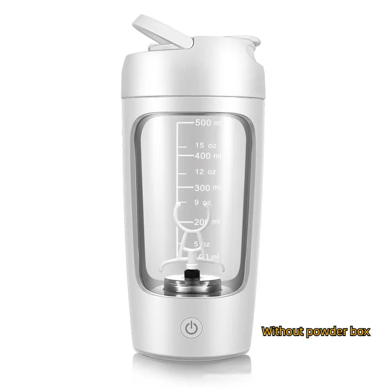 Rechargeable 650ml USB Electric Protein Shaker Bottle - Fully Automatic Mixing for Gym & Cocktails, BPA Free