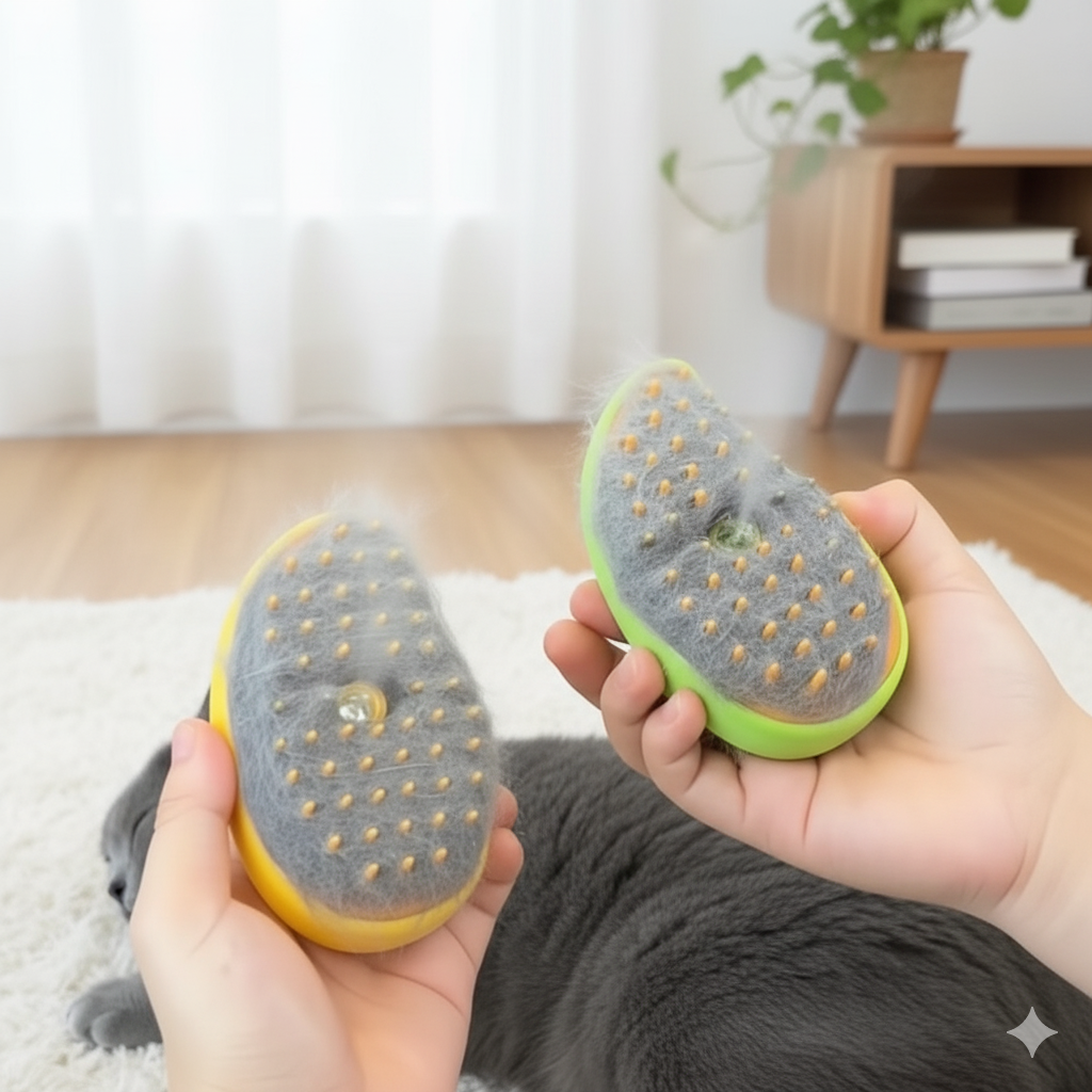 3-in-1 Elektrische Haustierbürste