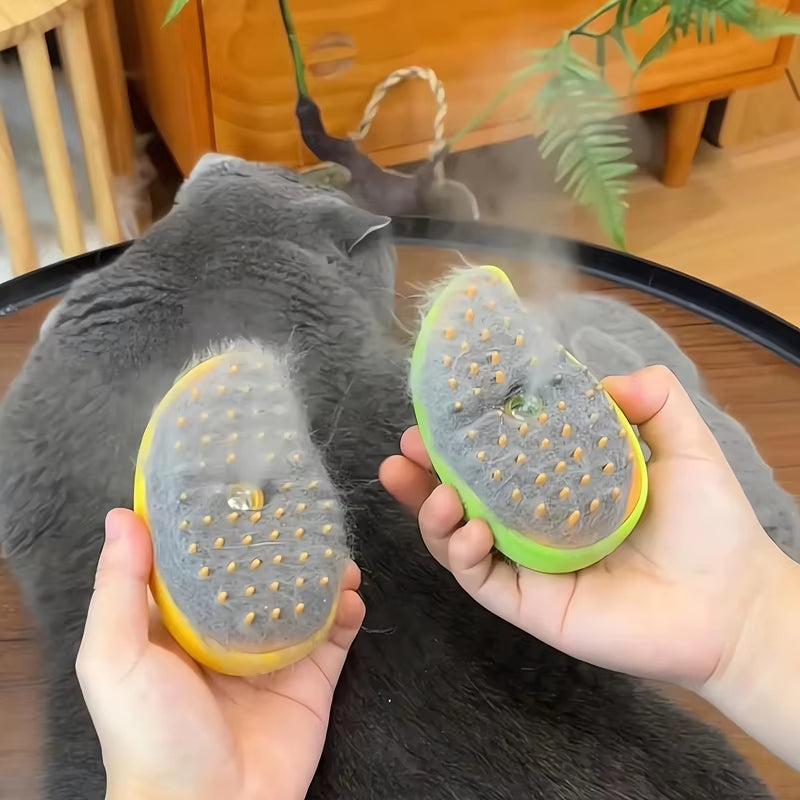 Ultimate 3-in-1 Electric Pet Grooming Brush with Steam & Spray - Perfect for Cats and Dogs!