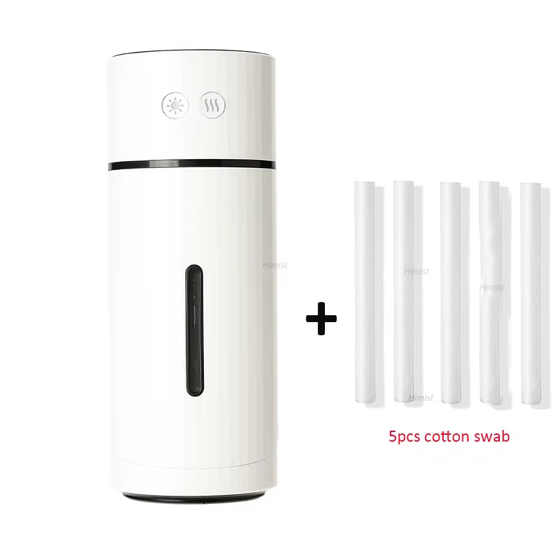 260ML Wireless USB Aromatherapy Diffuser - Rechargeable Ultrasonic Humidifier with Quiet Cool Mist Maker