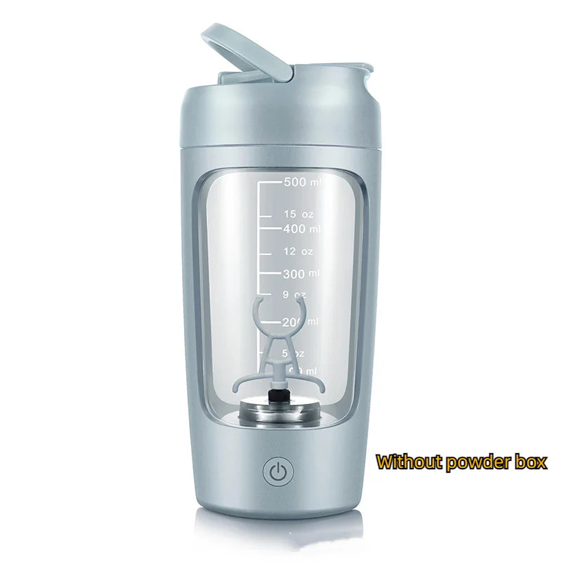Rechargeable 650ml USB Electric Protein Shaker Bottle - Fully Automatic Mixing for Gym & Cocktails, BPA Free
