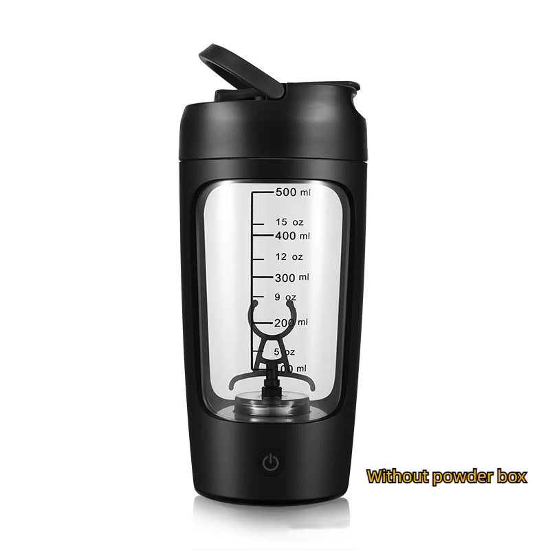 Rechargeable 650ml USB Electric Protein Shaker Bottle - Fully Automatic Mixing for Gym & Cocktails, BPA Free