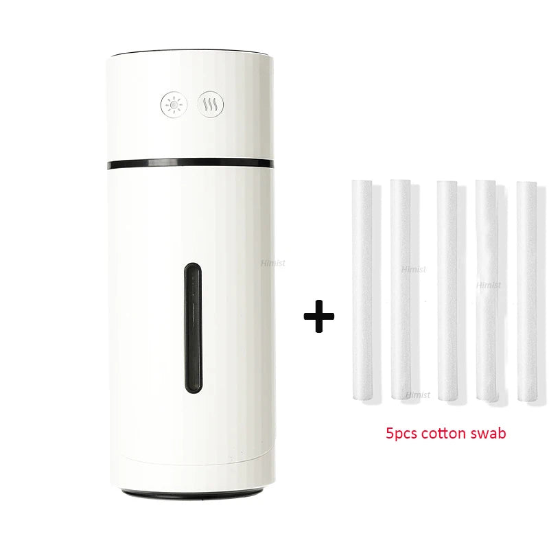260ML Wireless USB Aromatherapy Diffuser - Rechargeable Ultrasonic Humidifier with Quiet Cool Mist Maker
