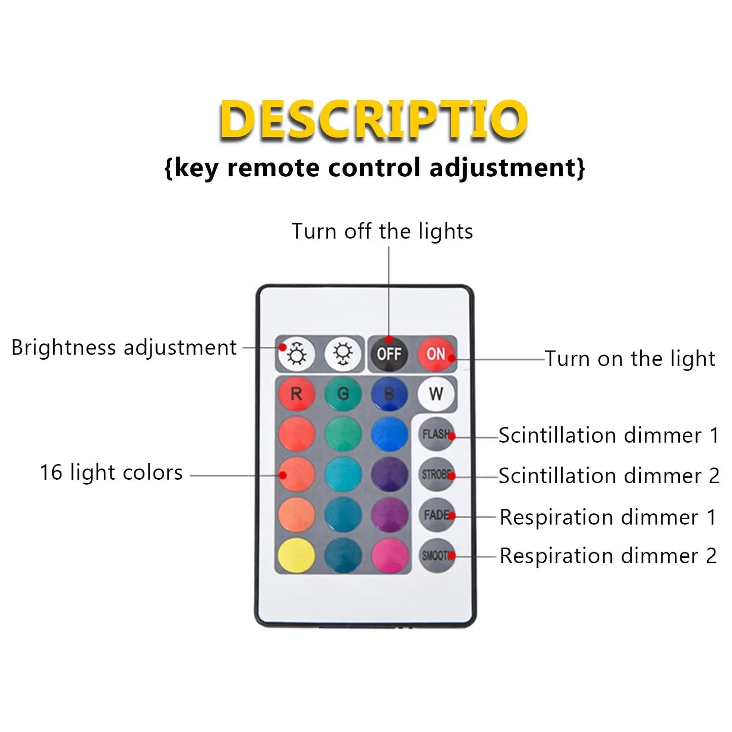 Enchanting Ocean Wave Projector Light - 16 Colors Aurora Glow Lamp for Home, Office, Bar & Restaurant