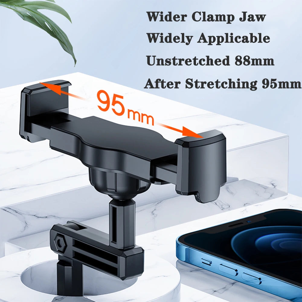 Universal Retractable Phone Stand for iPhone, Xiaomi, Samsung - Perfect for Live Broadcasts & Desk Use!