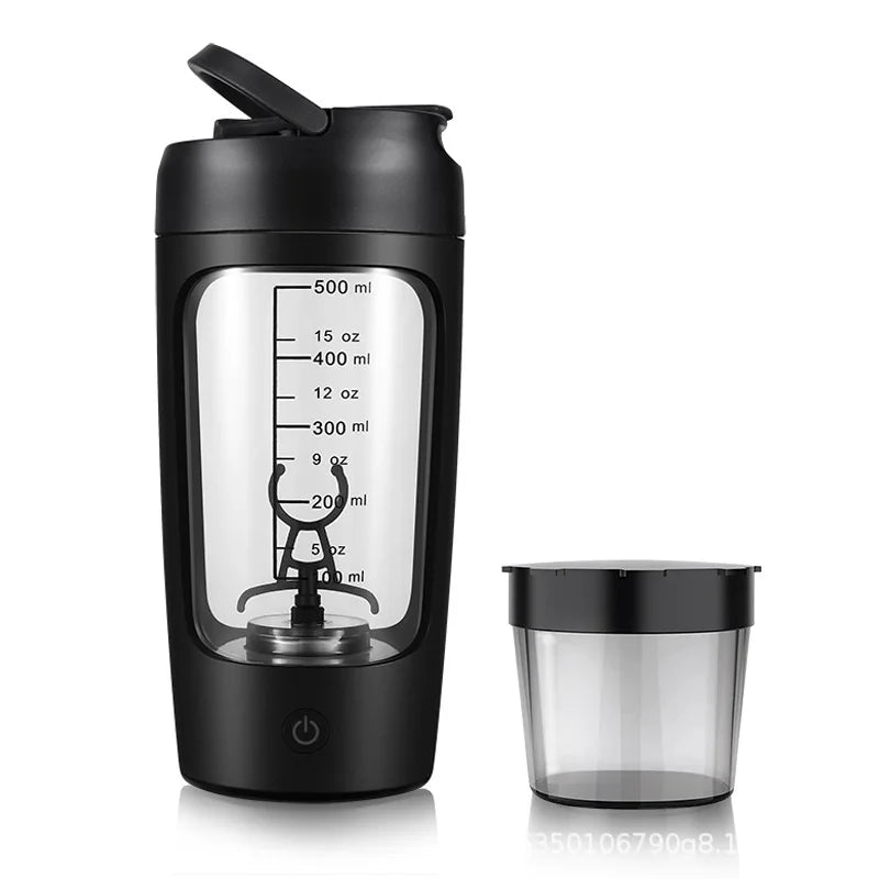 Rechargeable 650ml USB Electric Protein Shaker Bottle - Fully Automatic Mixing for Gym & Cocktails, BPA Free