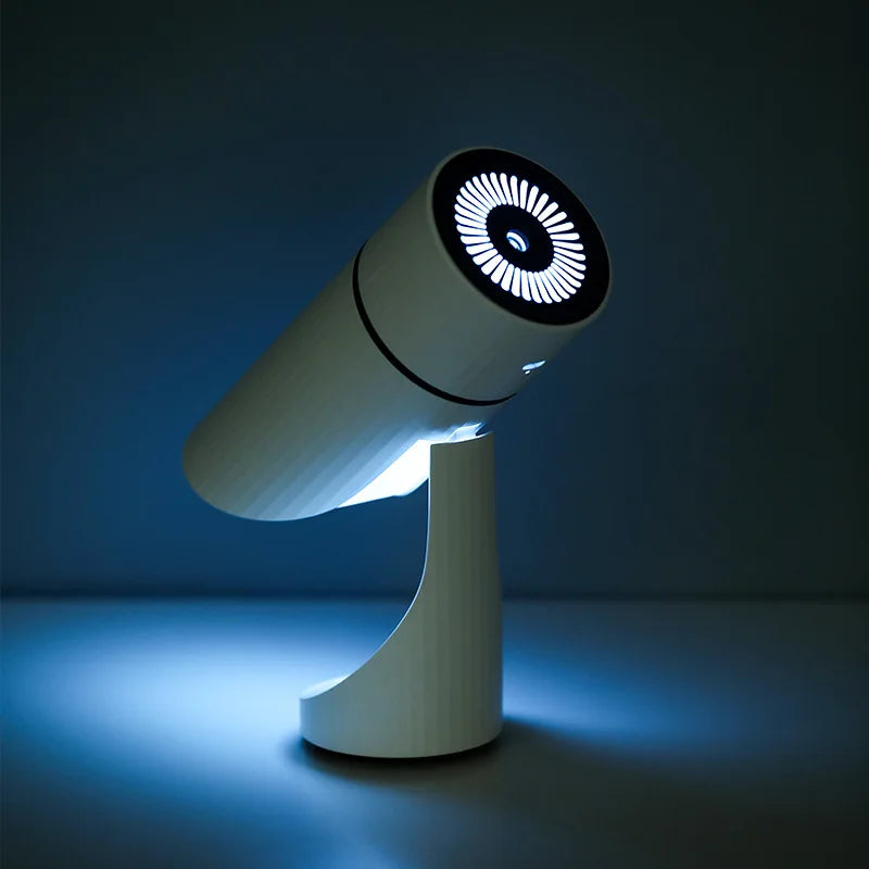 260ML Wireless USB Aromatherapy Diffuser - Rechargeable Ultrasonic Humidifier with Quiet Cool Mist Maker