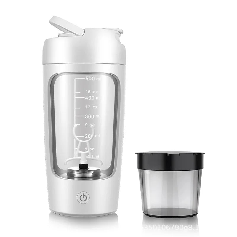 Rechargeable 650ml USB Electric Protein Shaker Bottle - Fully Automatic Mixing for Gym & Cocktails, BPA Free