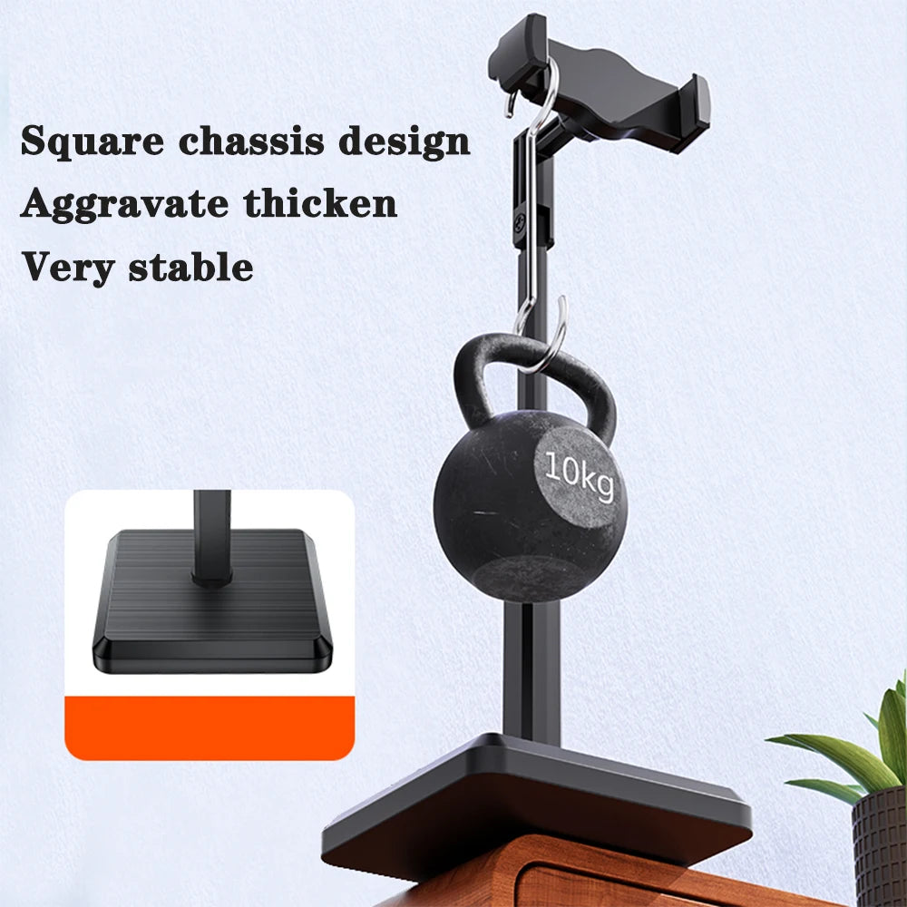 Universal Retractable Phone Stand for iPhone, Xiaomi, Samsung - Perfect for Live Broadcasts & Desk Use!
