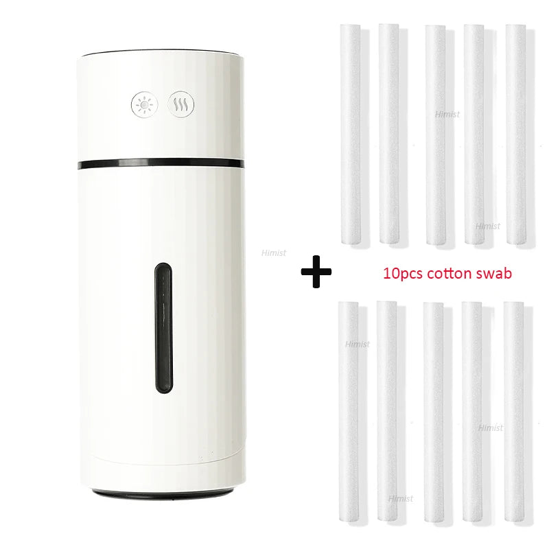 260ML Wireless USB Aromatherapy Diffuser - Rechargeable Ultrasonic Humidifier with Quiet Cool Mist Maker
