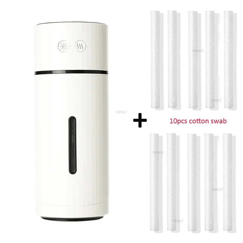 260ML Wireless USB Aromatherapy Diffuser - Rechargeable Ultrasonic Humidifier with Quiet Cool Mist Maker